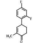 CAS 登录号:799776-81-1, 4-(2,4-二氟苯基)-2-甲基-2-环己烯-1-酮