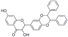 CAS#: 79986-04-2, 3,7-Dihydroxy-2-((2,3-Diphenyl)-1,4-Benzdioxan-6-Yl)Chroman-4-One
