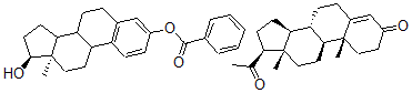 CAS 登录号：8000-03-1， 雌二醇苯甲酸酯与黄体酮的混合物
