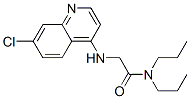CAS 登录号：80008-09-9， 2-[(7-氯喹啉-4-基)氨基]-N,N-二丙基-乙酰胺