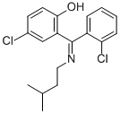 CAS 登录号：80018-11-7， 4-氯-2-(((2-氯苯基)(3-甲基丁基)亚胺)甲基)苯酚