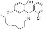 CAS 登录号：80018-14-0， 2-(辛基亚胺-(2-氯苯基)甲基)-4-氯苯酚