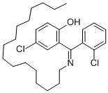 CAS#: 80018-22-0, 4-Chloro-2-((2-Chlorophenyl)(Hexadecylimino)Methyl)Phenol