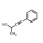 CAS#: 80033-09-6, 4-(2-Pyridinyl)-3-butyn-2-ol