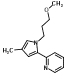 CAS#: 800369-40-8, 2-[1-(3-Methoxypropyl)-4-methyl-1H-pyrrol-2-yl]pyridine