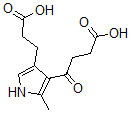 CAS#: 80037-86-1, 4-[4-(2-Carboxyethyl)-2-methyl-1H-pyrrol-3-yl]-4-oxobutanoic acid