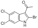 CAS 登录号：800400-79-7， 1-(2-溴-5,6-二氯-1H-吲哚-3-基)-乙酮