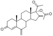 CAS#: 80097-73-0, 17alpha-Acetoxy-6,16-Di-Methylene-Pregn-4-En-3,20-Dione