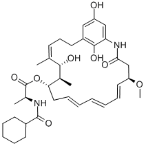 CAS#: 80111-48-4, N-(Cyclohexylcarbonyl)-L-Alanine 11-Ester With 20,23-Didehydro-20,23-Dideoxo-20,23-Dihydroxyansatrienol A