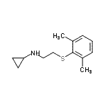 CAS#: 801150-55-0, N-{2-[(2,6-Dimethylphenyl)sulfanyl]ethyl}cyclopropanamine