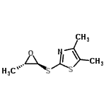 CAS 登录号：801168-10-5， 4,5-二甲基-2-{[(2S,3S)-3-甲基-2-环氧乙烷基]硫基}-1,3-噻唑