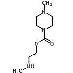 CAS 登录号：801174-08-3， 2-(甲基氨基)乙基4-甲基-1-哌嗪羧酸酯