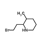 CAS 登录号：801207-58-9， 2-(2-溴乙基)-3-甲基哌啶