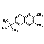 CAS#: 801216-31-9, 2,3-Dimethyl-6-(2-methyl-2-propanyl)quinoxaline