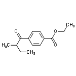 CAS#: 801303-26-4, Ethyl 4-(2-methylbutanoyl)benzoate