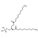 CAS 登录号：80164-20-1， (2R)-3-(膦酰氧基)-1,2-丙烷二基二癸酸酯