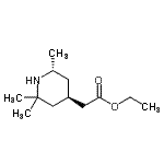 CAS 登录号：801979-15-7， 乙基[(4R,6R)-2,2,6-三甲基-4-哌啶基]乙酸酯