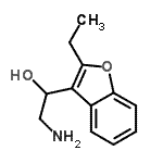 CAS 登录号：801991-63-9， 2-氨基-1-(2-乙基-1-苯并呋喃-3-基)乙醇