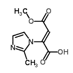 CAS#: 801998-22-1, (2Z)-4-Methoxy-2-(2-methyl-1H-imidazol-1-yl)-4-oxo-2-butenoic acid