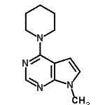 CAS#: 802014-77-3, 7-Methyl-4-(1-piperidinyl)-7H-pyrrolo[2,3-d]pyrimidine