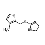 CAS#: 802026-15-9, 2-{[(3-Methyl-2-thienyl)methyl]sulfanyl}-4,5-dihydro-1H-imidazole