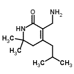 CAS#: 802037-47-4, 3-(Aminomethyl)-4-isobutyl-6,6-dimethyl-5,6-dihydro-2(1H)-pyridinone