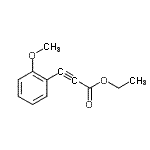 CAS#: 80220-94-6, Ethyl 3-(2-methoxyphenyl)-2-propynoate