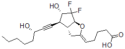 CAS 登录号：80226-91-1， 10,10-二氟-13-去氢前列环素