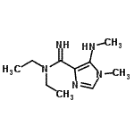 CAS#: 802267-15-8, N,N-Diethyl-1-methyl-5-(methylamino)-1H-imidazole-4-carboximidamide