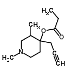 CAS#: 802284-44-2, 1,3-Dimethyl-4-(2-propyn-1-yl)-4-piperidinyl propionate