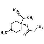 CAS 登录号：802284-45-3， 4-(3-丁炔-2-基)-1-甲基-4-哌啶基丙酸酯
