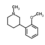 CAS#: 802292-30-4, 3-(2-Methoxyphenyl)-1-methylpiperidine