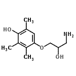 CAS 登录号：802301-21-9， 4-(3-氨基-2-羟基丙氧基)-2,3,6-三甲基苯酚
