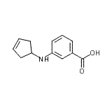 CAS#: 80231-19-2, 3-(3-Cyclopenten-1-ylamino)benzoic acid