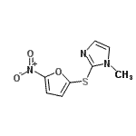 CAS#: 802329-14-2, 1-Methyl-2-[(5-nitro-2-furyl)sulfanyl]-1H-imidazole
