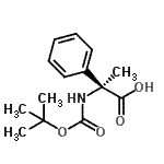 CAS#: 802541-88-4, (2S)-2-({[(2-Methyl-2-propanyl)oxy]carbonyl}amino)-2-phenylpropanoic acid