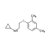 CAS#: 802554-36-5, N-{2-[(2,4-Dimethylphenyl)sulfanyl]ethyl}cyclopropanamine