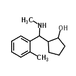 CAS 登录号：802559-26-8， 2-[(甲基氨基)(2-甲基苯基)甲基]环戊醇