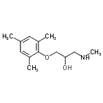 CAS#: 802575-87-7, 1-(methylamino)-3-(2,4,6-trimethylphenoxy)propan-2-ol