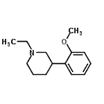 CAS#: 802580-59-2, 1-Ethyl-3-(2-methoxyphenyl)piperidine