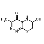 CAS#: 802595-01-3, 7-Hydroxy-3-methyl-7,8-dihydro-4H,6H-[1,2,4]triazino[3,4-b][1,3,4]thiadiazin-4-one