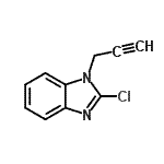 CAS 登录号：80276-19-3， 2-氯-1-(2-丙炔-1-基)-1H-苯并咪唑