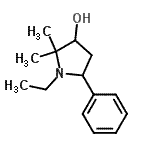 CAS#: 802845-66-5, 1-Ethyl-2,2-dimethyl-5-phenyl-3-pyrrolidinol
