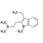 CAS 登录号：802861-68-3， 2-(3-乙基-1-甲基-1H-吲哚-2-基)-N,N-二甲基乙胺