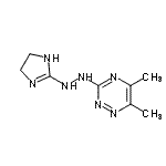 CAS#: 802866-26-8, 3-[2-(4,5-Dihydro-1H-imidazol-2-yl)hydrazino]-5,6-dimethyl-1,2,4-triazine
