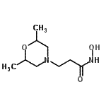 CAS#: 802893-74-9, 3-(2,6-Dimethyl-4-morpholinyl)-N-hydroxypropanamide