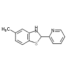 CAS#: 802894-23-1, 5-Methyl-2-(2-pyridinyl)-2,3-dihydro-1,3-benzothiazole