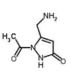 CAS 登录号：802899-81-6， 1-乙酰基-5-(氨基甲基)-1,2-二氢-3H-吡唑-3-酮