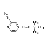 CAS 登录号：802905-85-7， 4-[(三甲基硅烷基)乙炔基]-2-吡啶甲腈