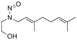 CAS 登录号：80324-65-8， (E)-2-((3,7-二甲基-2,6-辛二烯基)亚硝基氨基)乙醇
